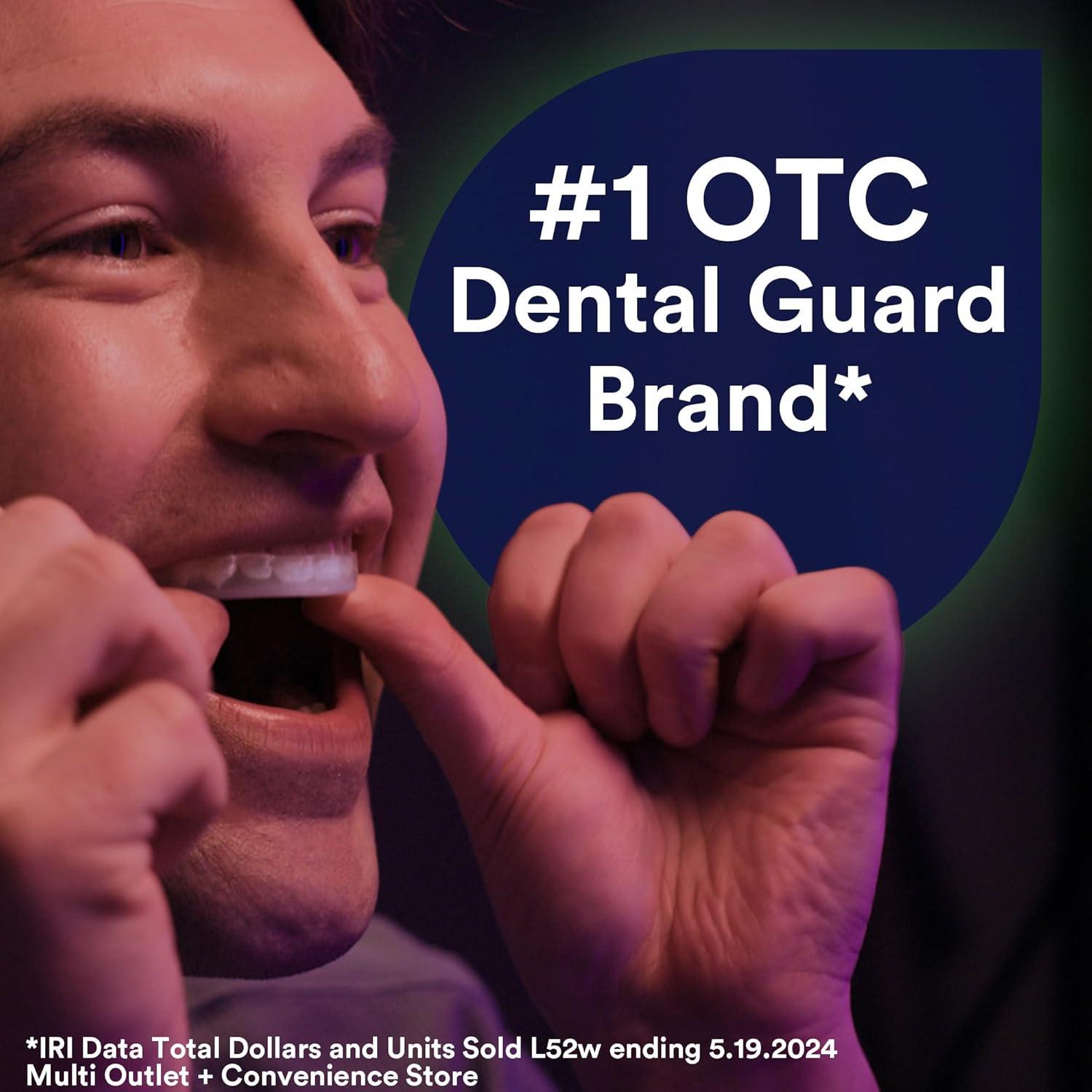 image:imageDenTek ComfortFit Dental Guard Mouth Guard for Grinding Teeth at Night Pack of 2 Guards amp 1 Storage Case