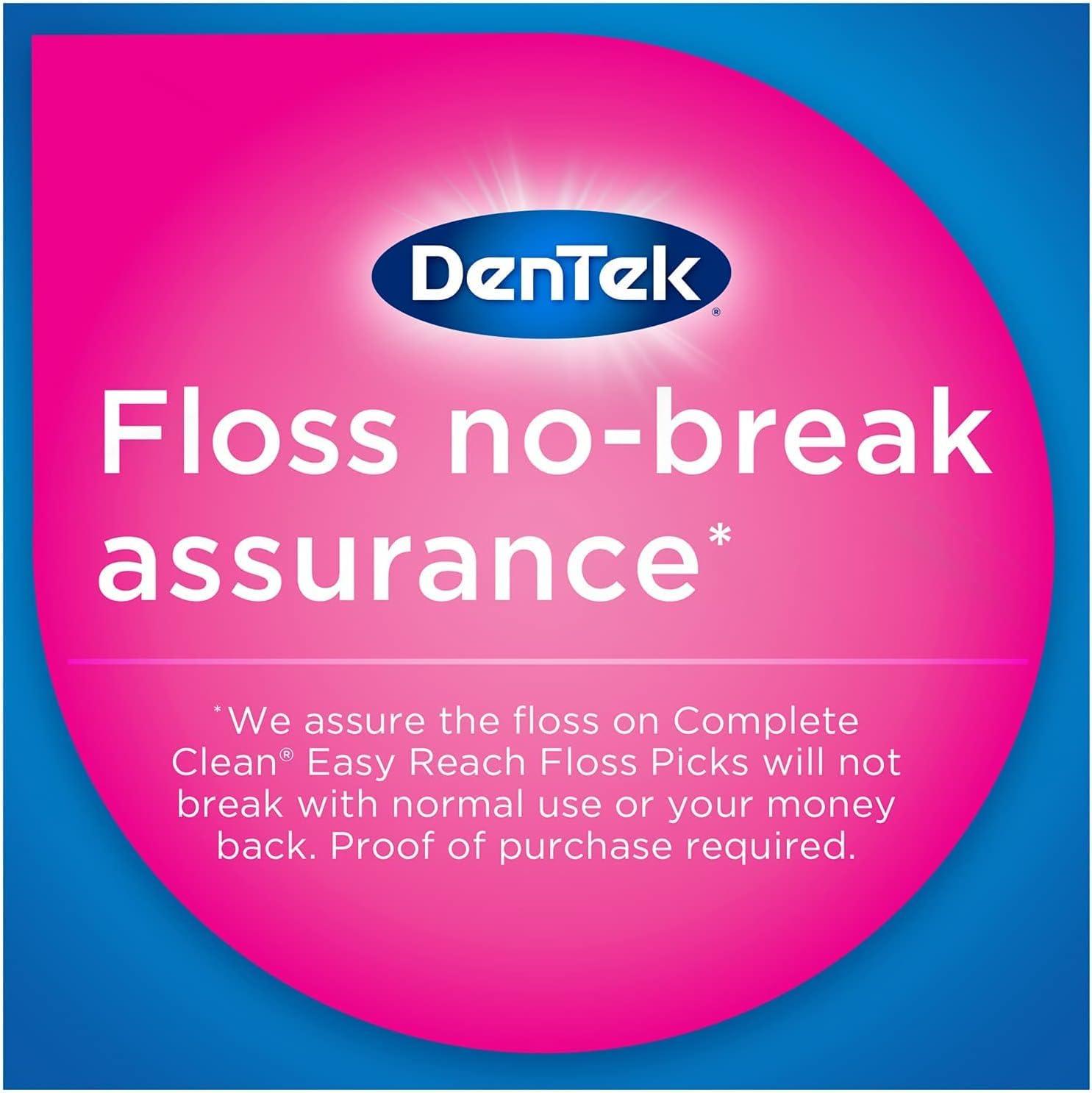 image:imageDenTek Easy Reach Complete Clean Floss Picks with Strong Dental Floss 75 Count 3 Pack214 Count Pack of 1