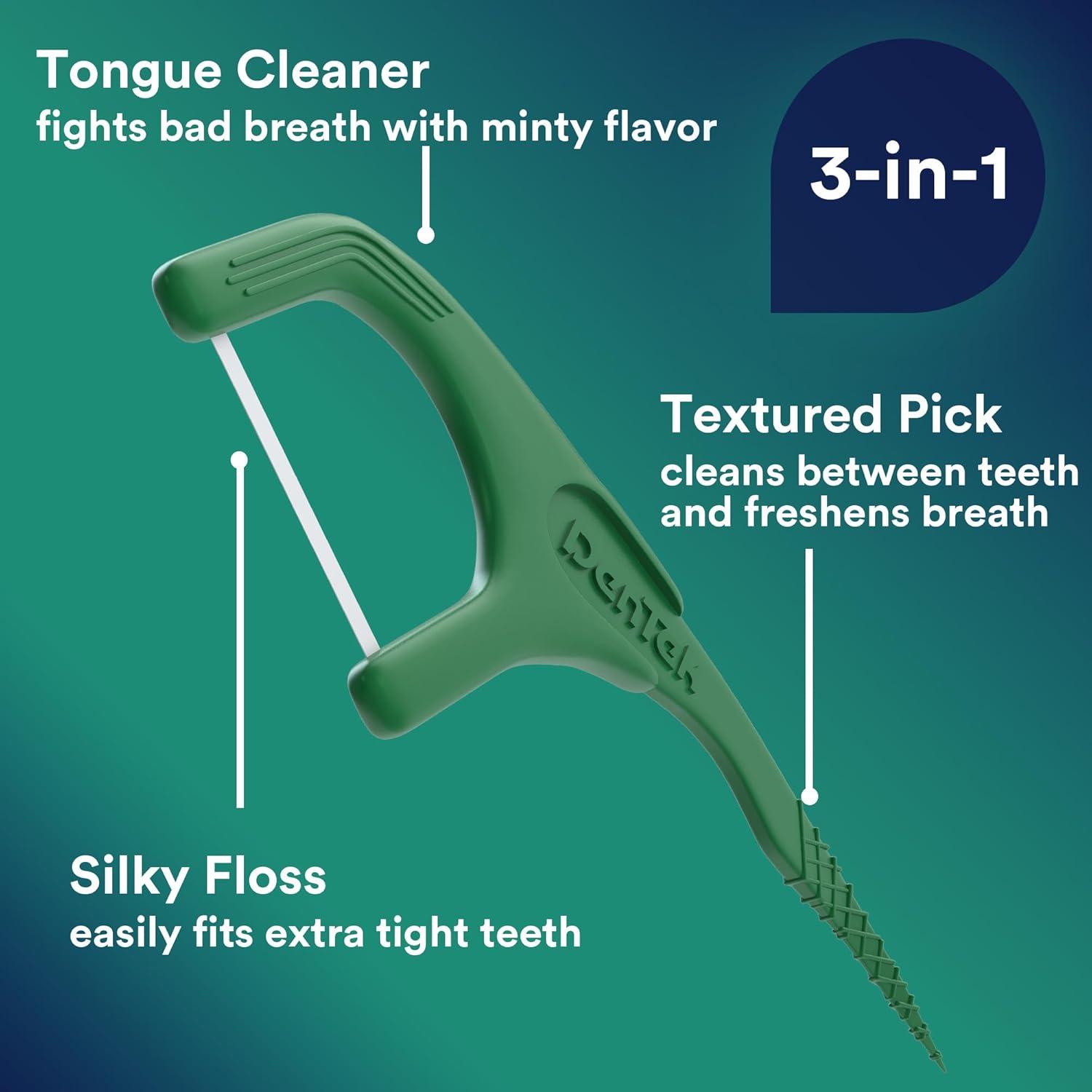 image:imageDenTek Fresh Clean Floss Picks For Extra Tight Teeth 75 Count 3 Pack75 Count Pack of 3