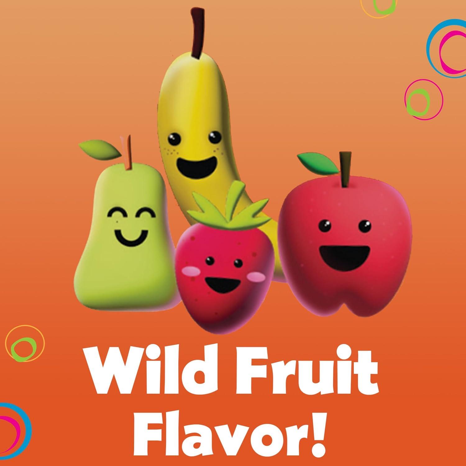 image:imageDenTek Fun Flossers Kids Floss Picks with Wild Fruit Flavor 75 Count Pack of 3Wild Fruit