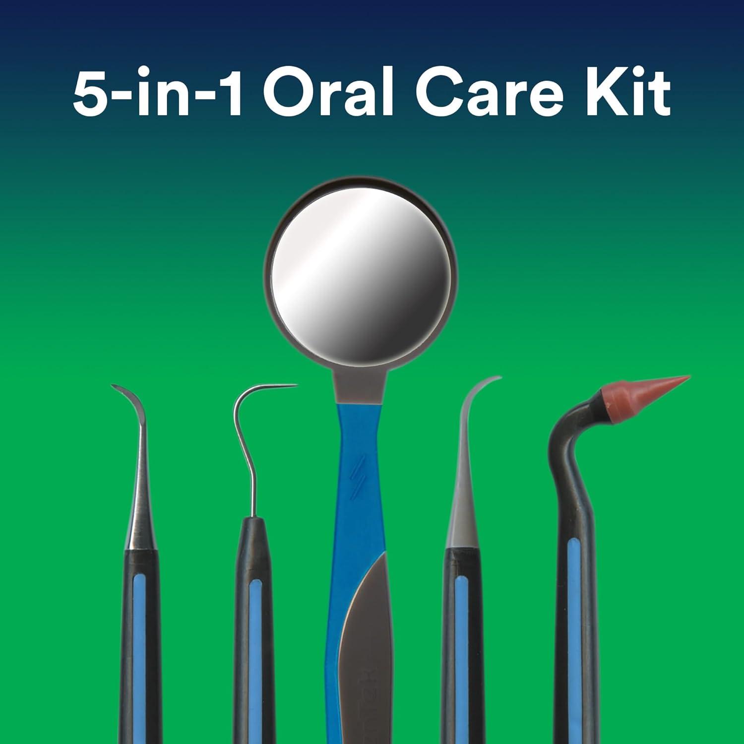 image:imageDenTek Professional Oral Care Kit Complete Set of Dental Tools Including Mirror Dental Pick Scaler amp Stimulator