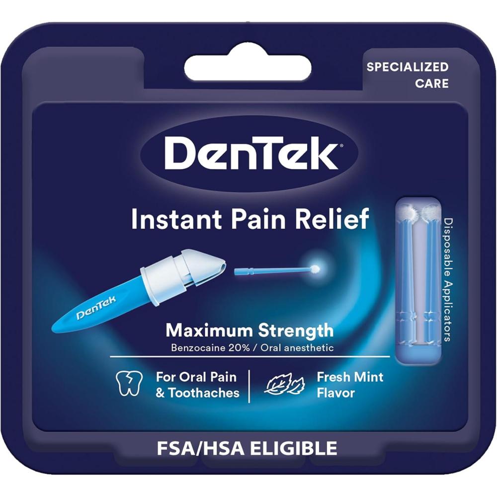 image:imageDenTek Canker Relief Patches for Canker Sore Pain Relief Helps Relieve Soreness from Braces amp Oral Wounds 6 CountOral Pain Relief 50 Count