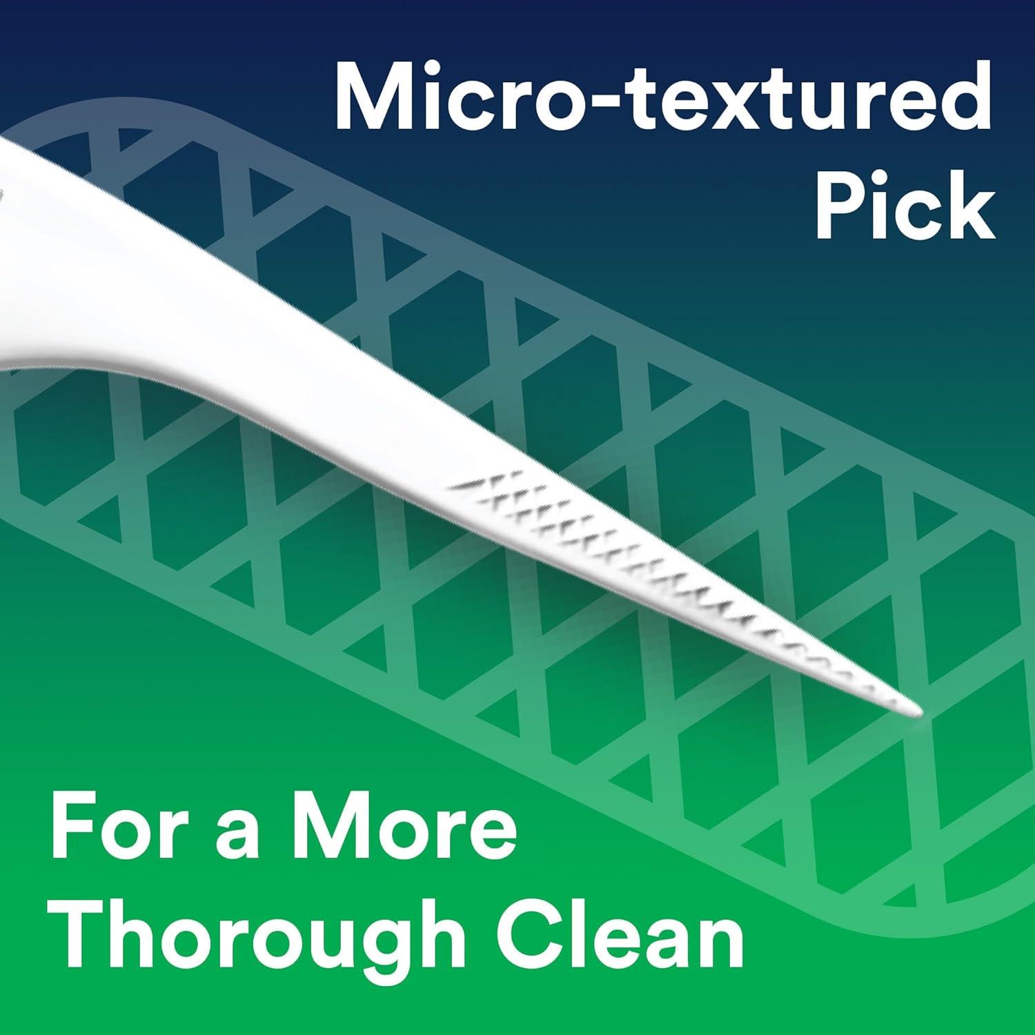 image:imageDenTek Advanced Clean Floss Picks with No Break amp No Shred Dental Floss Plaque Remover 150 Count Pack of 6Mint