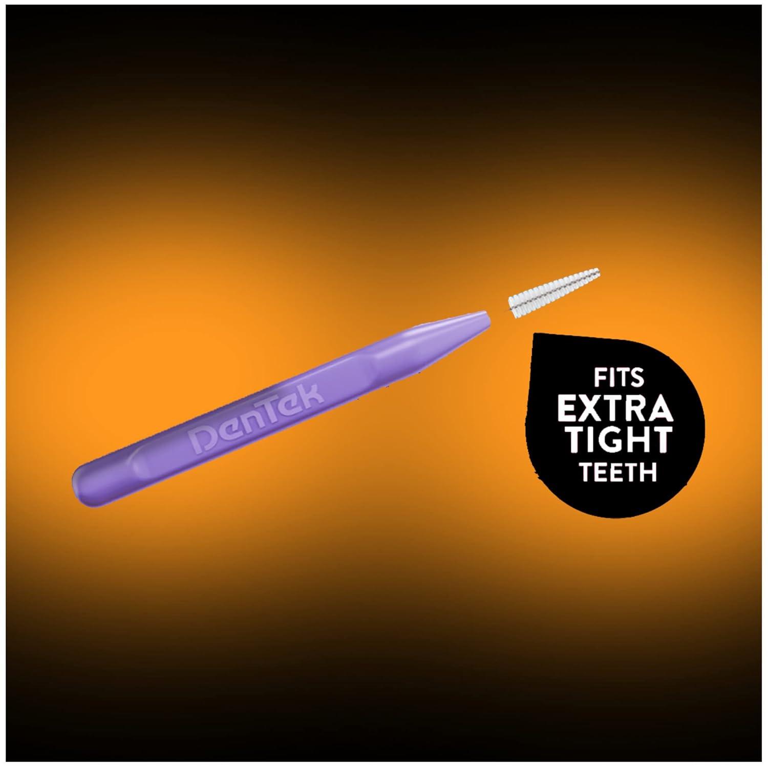 image:imageDenTek Slim Brush Advanced Clean Interdental Brushes for Cleaning Between Tight Teeth Safe for Braces amp Dental Work 32 Count32 Count Pack of 2