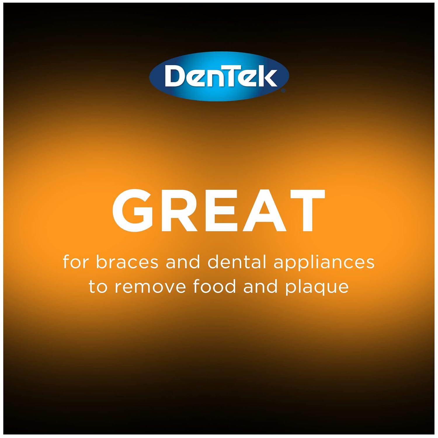 image:imageDenTek Slim Brush Advanced Clean Interdental Brushes for Cleaning Between Tight Teeth Safe for Braces amp Dental Work 32 Count32 Count Pack of 3